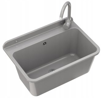 ZLEW GOSPODARCZY SZARY BATERIA GARAŻ PRALNIA