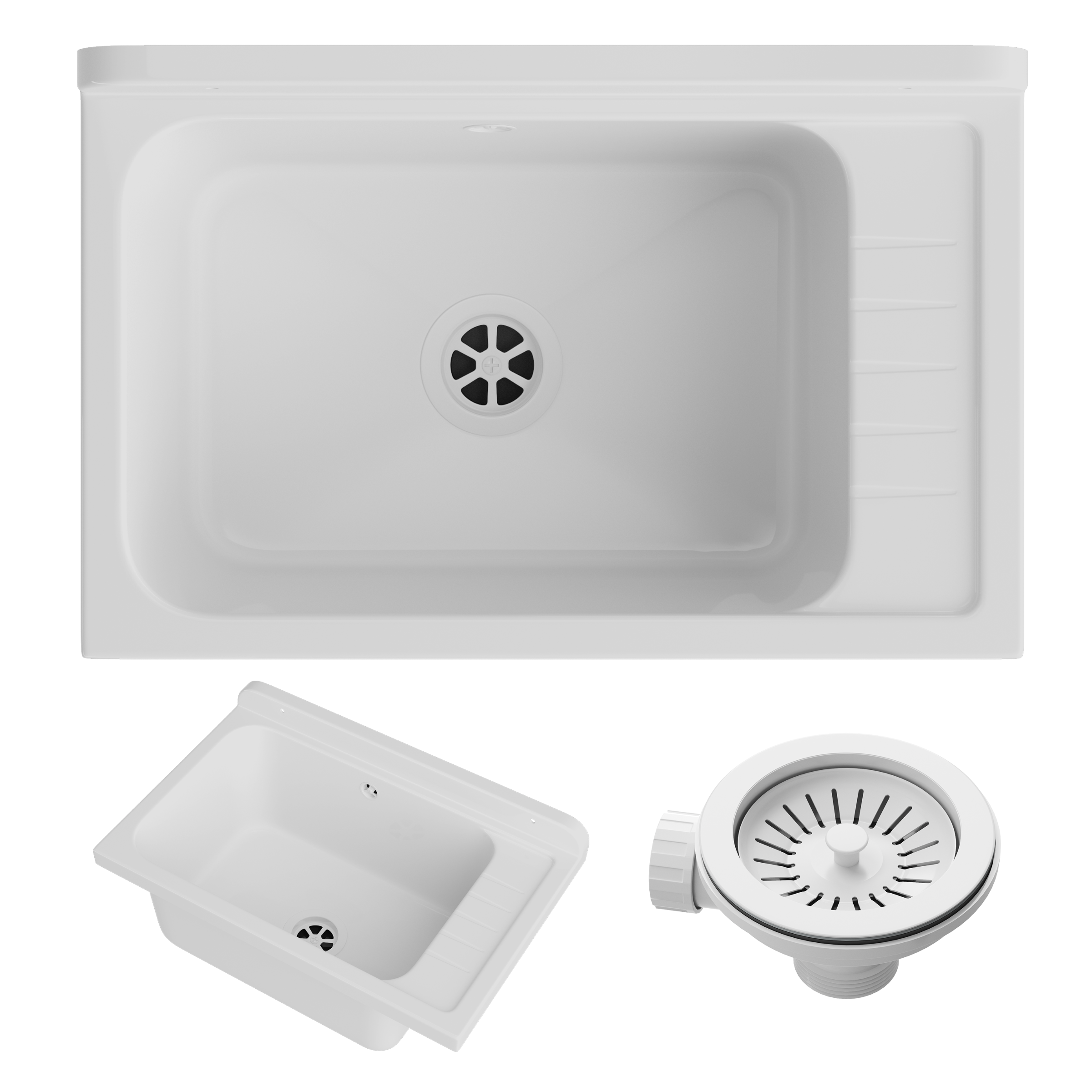 ZLEW GOSPODARCZY TECHNICZNY KOMORA BIAŁA PRALNIA GARAŻ KOTŁOWNIA MONZA