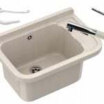 ZLEW GOSPODARCZY KOMORA PRALNICZA BATERIA WYCIĄG