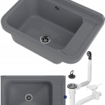 ZLEWOZMYWAK szary zlew GOSPODARCZY kotłowni KOMORA techniczna POLO SYFON