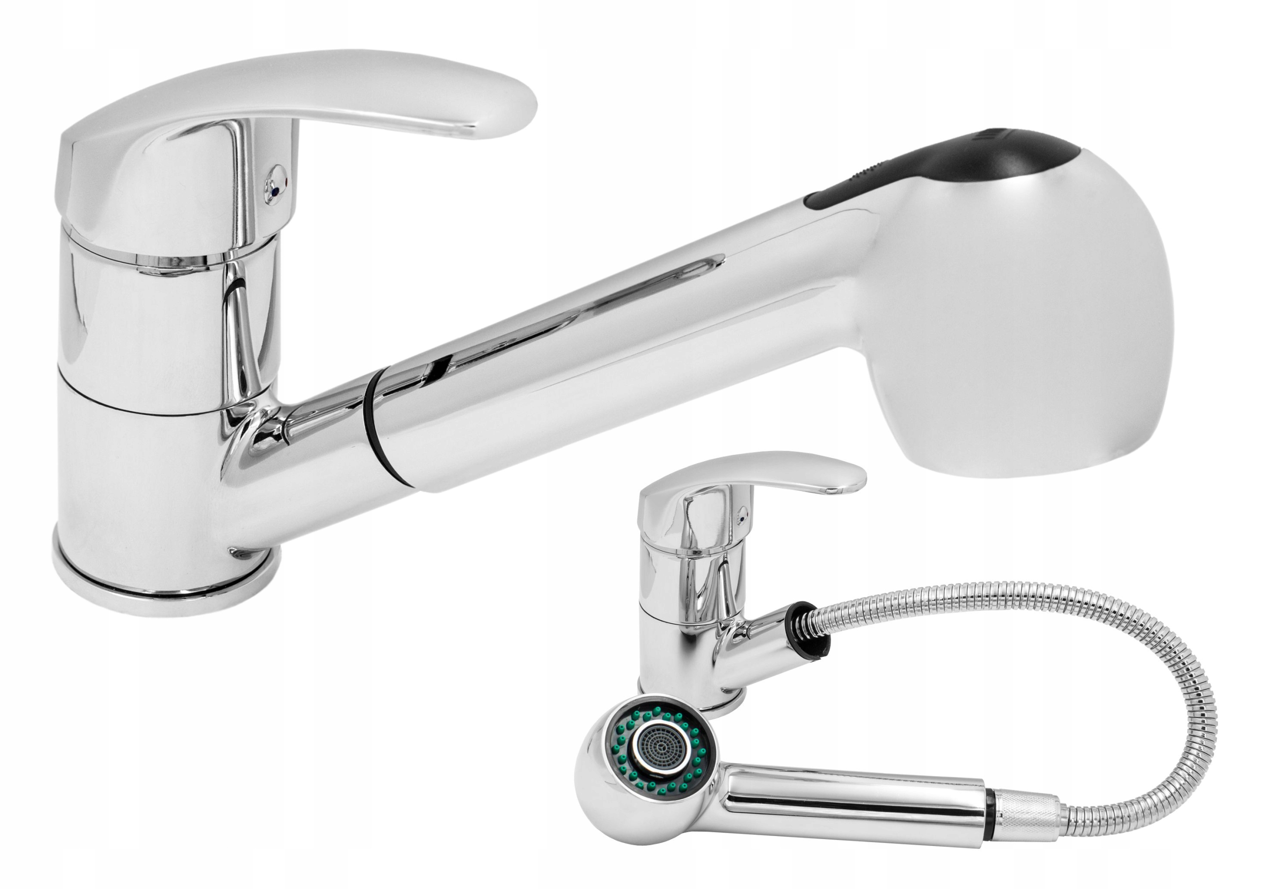 HAND CHROM BATERIA KUCHENNA Z WYCIĄGANĄ WYLEWKĄ