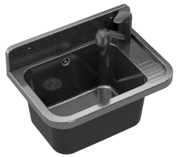 ZLEW GOSPODARCZY KOMORA PRALNICZA BATERIA WYCIĄG