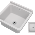 ZLEW GOSPODARCZY TECHNICZNY KOMORA BIAŁA GARAŻ KOTŁOWNIA ROBOCZY ORTA