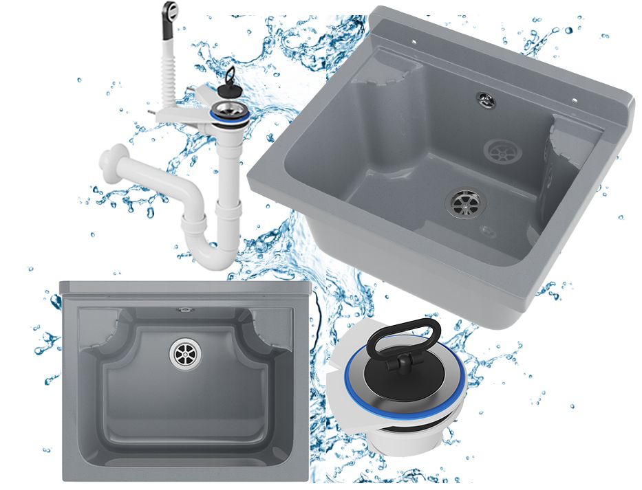 ZLEW GOSPODARCZY TECHNICZNY KOMORA SZARA KOTŁOWNIA GARAŻ ROBOCZY LOMA