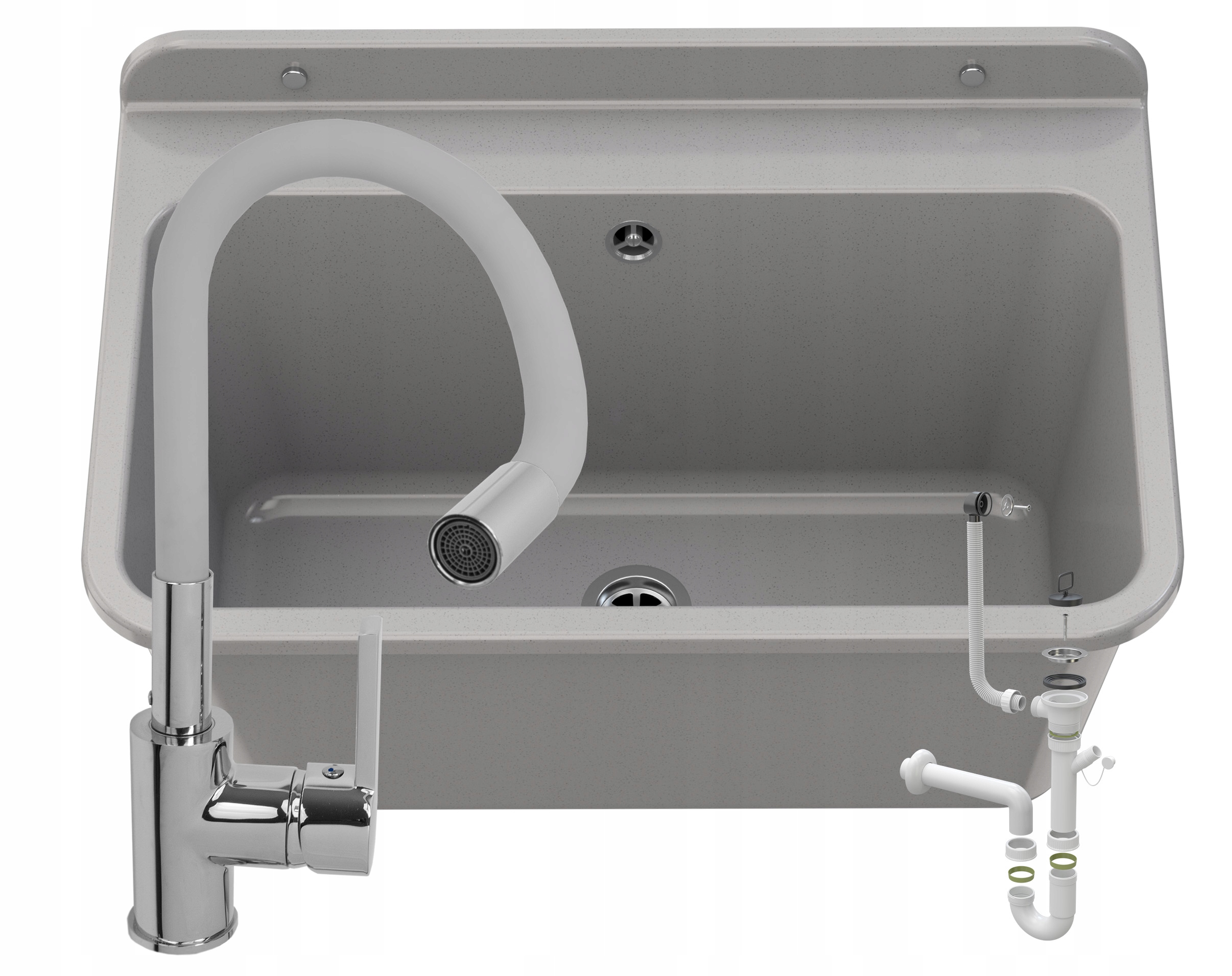 LARGE ZLEW GOSPODARCZY GARAŻ PRALNIA KOMORA FLEX