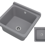 ZLEW GOSPODARCZY TECHNICZNY KOMORA SZARA GARAŻ KOTŁOWNIA ROBOCZY ORTA