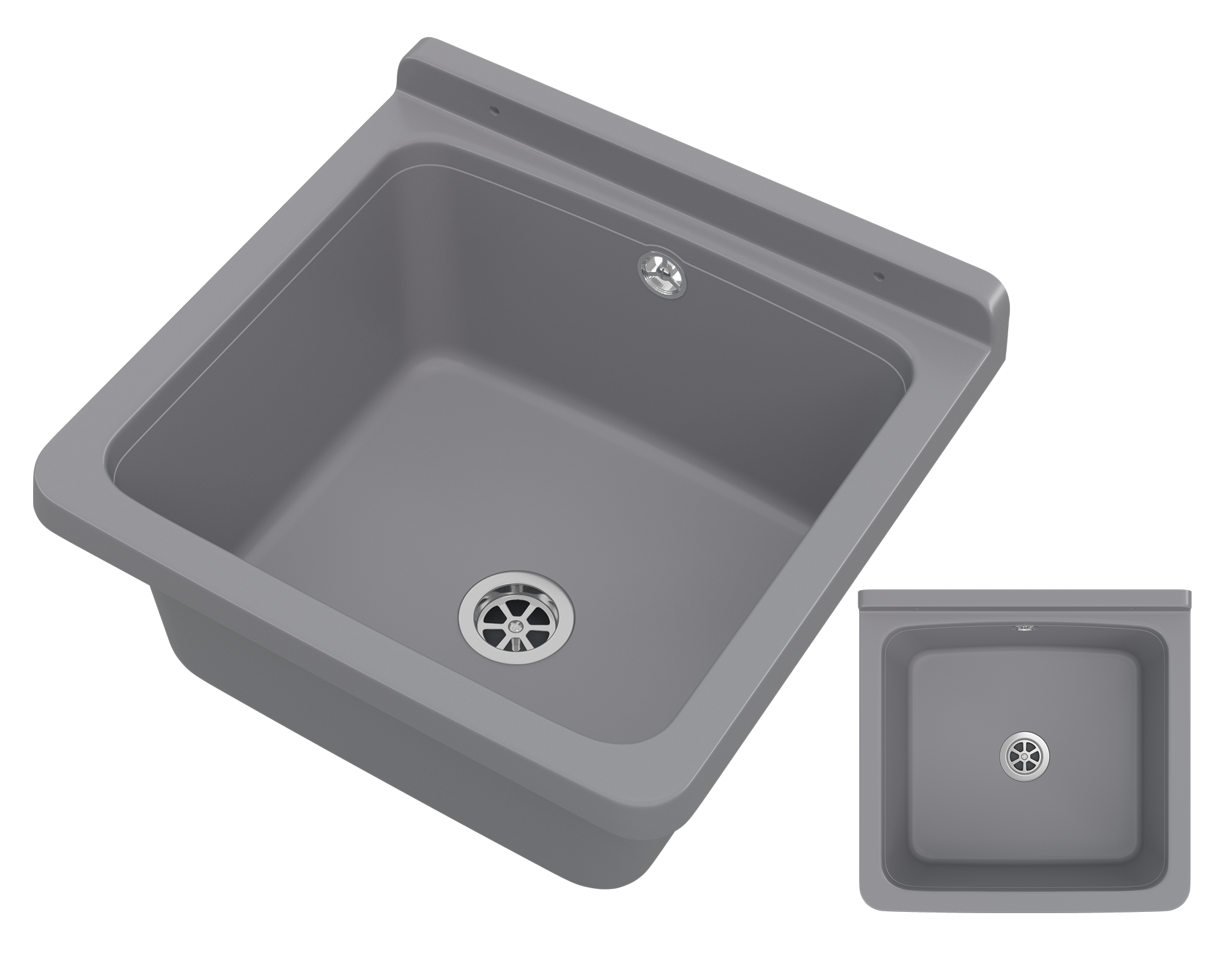 ZLEW GOSPODARCZY TECHNICZNY KOMORA SZARA GARAŻ KOTŁOWNIA ROBOCZY ORTA