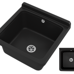 ZLEW GOSPODARCZY TECHNICZNY KOMORA CZARNA GARAŻ KOTŁOWNIA ROBOCZY ORTA