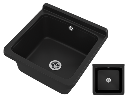 ZLEW GOSPODARCZY TECHNICZNY KOMORA CZARNA GARAŻ KOTŁOWNIA ROBOCZY ORTA