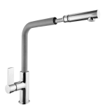 KRAN KUCHENNY WYCIĄGANY DO ZLEWU SZARY LINEA