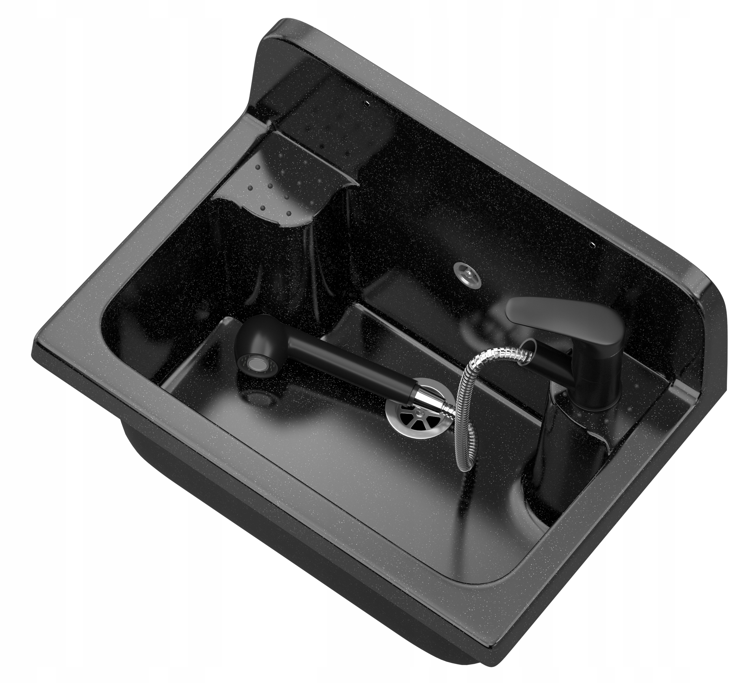 ZLEW GOSPODARCZY KOMORA PRALNICZA BATERIA WYCIĄG