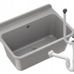 ZLEW GOSPODARCZY DUŻY GARAŻ PRALNIA KOMORA SZARA